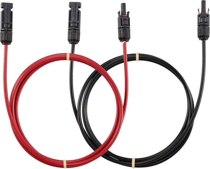 Actual product image Sygonix SY-6408030 Extension cable 6 mm² solar plug (plug and socket) (Solar connector)