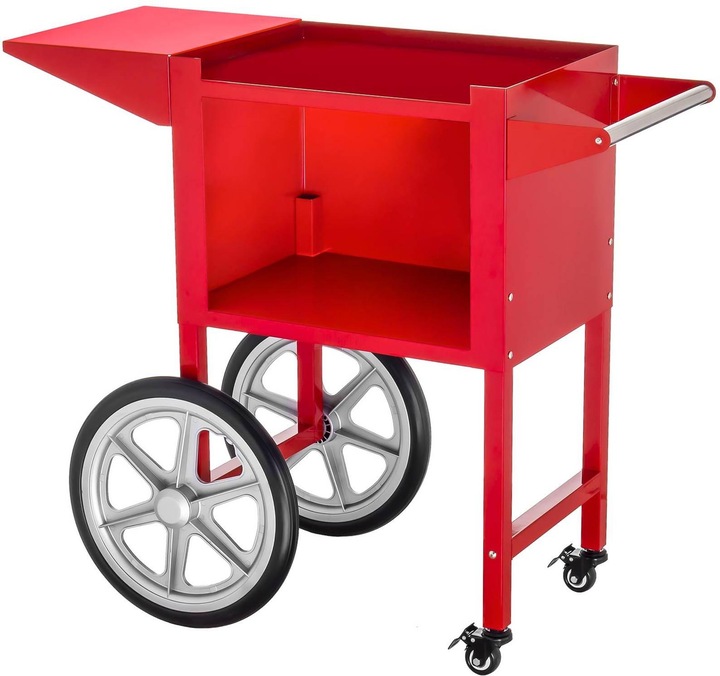 Produktbild Royal Catering Retro Popcornmaschine Profi Popcornmaker Popcornautomat 1500W 5kg/h mit Wagen