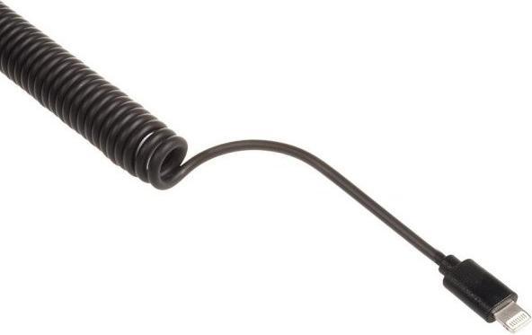 Produktbild Maclean Ładowarka 2x USB 5.2A + lightning spiralny 1.8m (MCE76)