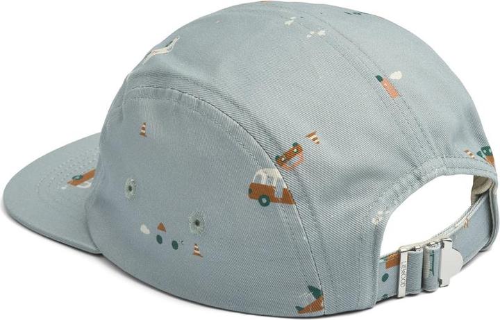 Actual product image Liewood Cap Rory Vehicles / Dove blue (55)