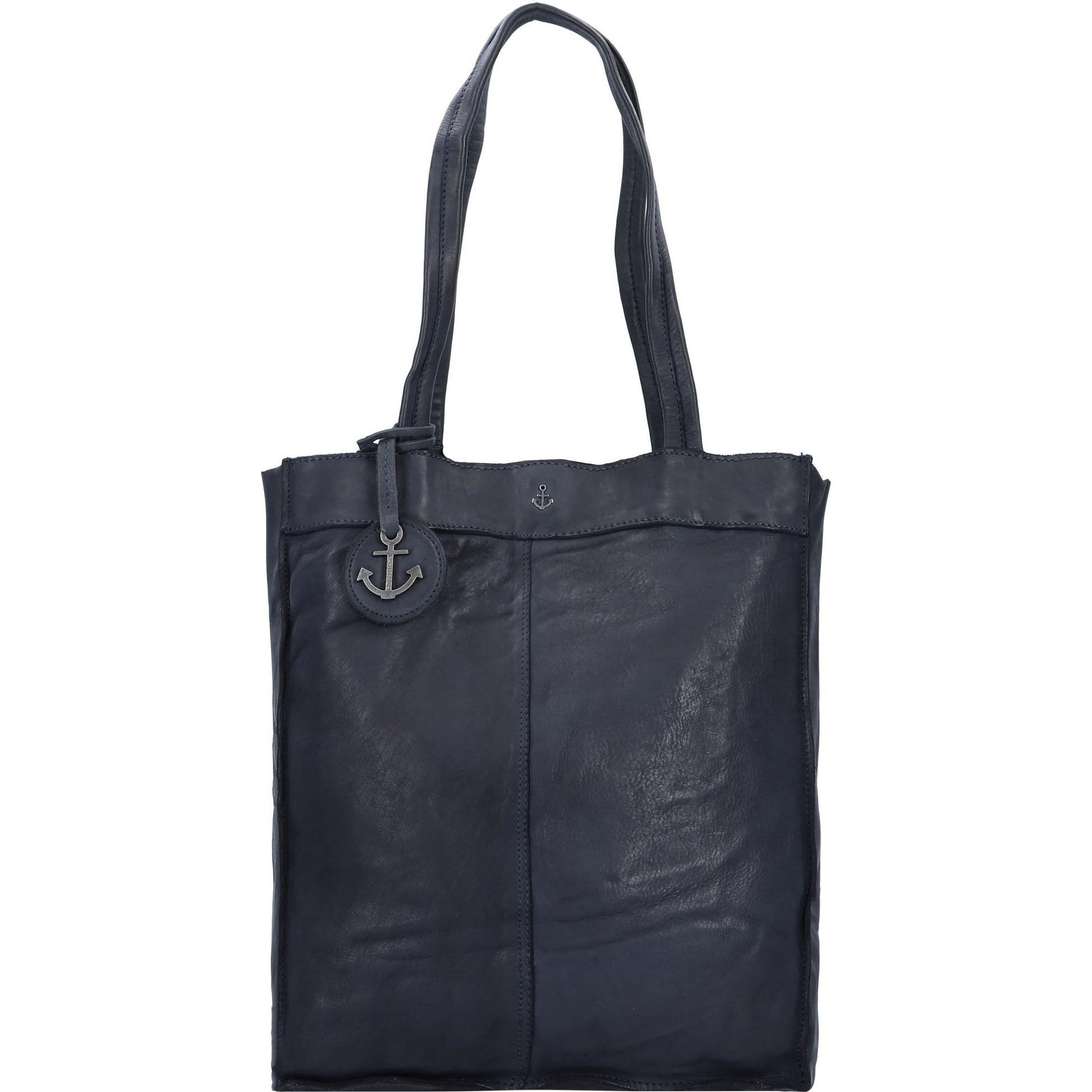 Harbour 2nd, Tasche, Anchor Love Elbe 1 Shopper Tasche Leder 29 cm, Blau, (10 l)