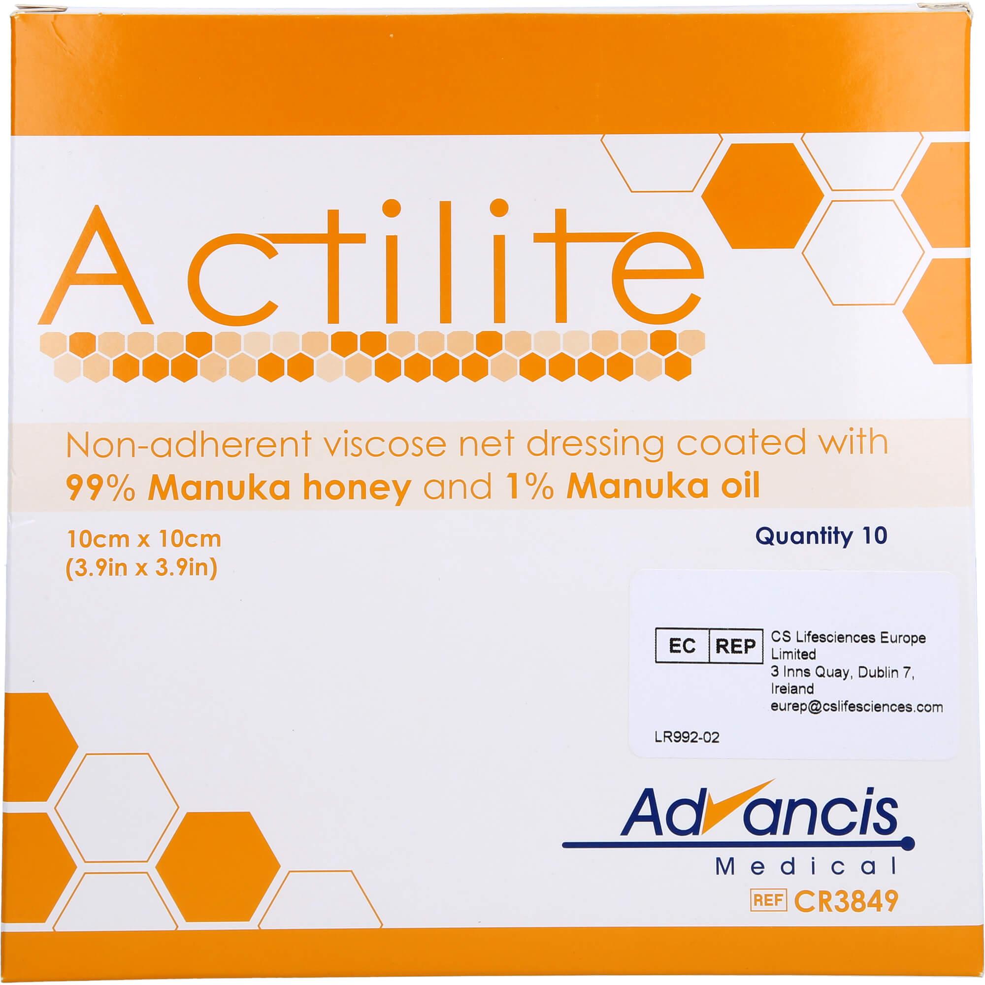 Advancis medical, Verbandsmaterial, ACTILITE 10X10CM