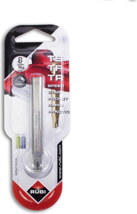 Actual product image Rubi 8 mm tungsten carbide scoring wheel for TS/TF/TR-1958 (Trimmer)