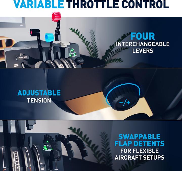 Produktbild Honeycomb Bravo Throttle Quadrant Lite (Mac, PC)