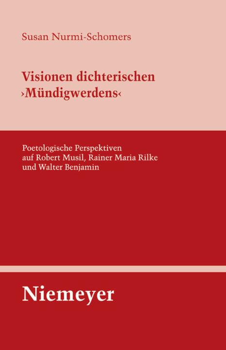 Produktbild Visionen dichterischen 'Mündigwerdens' (Deutsch, Susan Nurmi-Schomers, 2008)