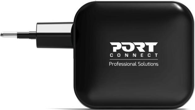 Image du produit Port Designs Port WALL GaN2 CHARGER USB-C & USB-A 100W CtoC CABLE 2m (100 W, 3 ports)
