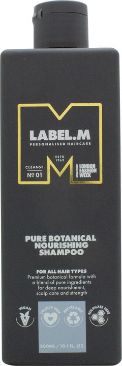 Produktbild Label.M Pure Botanical Nourishing Shampoo 300 ml (300 ml, Flüssiges Shampoo)