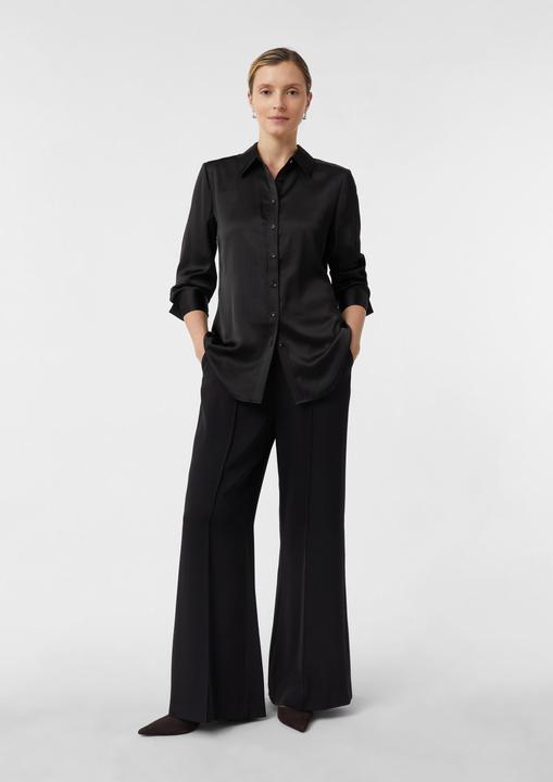 Produktbild Comma Bluse Hemdbluse aus Satin (44)