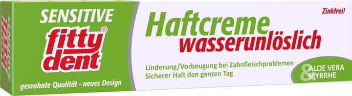 Produktbild Sanhelios fittydent sensitive wasserunlösliche Haftcreme für Zahnprothesen, 40 g Creme