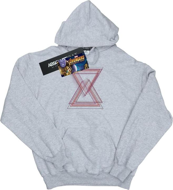 Actual product image Universal Textiles Mens Black Widow Drawstring Hoodie (XL)
