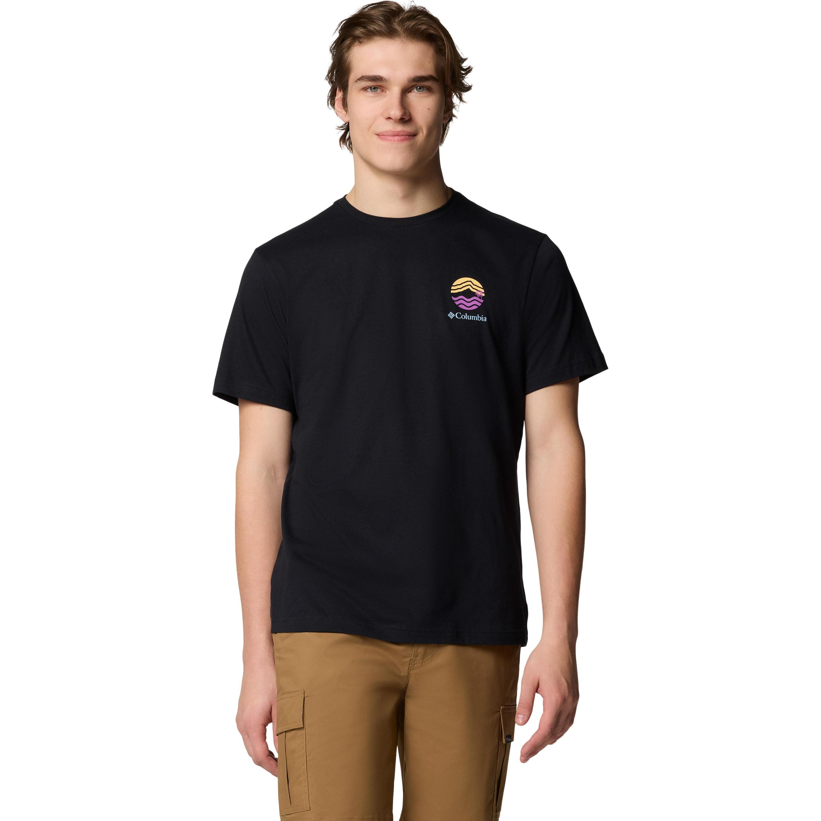 Columbia, Herren, Shirt, Kettle River™ Outdoor Tee, Schwarz, (L)