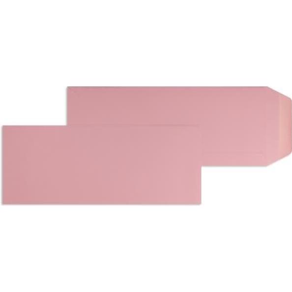 Blanke, Versandtasche + Luftpolstertasche, Versandtaschen 125x312mm 120g/qm gummiert VE=100 Stück tiefrosa (100 x)