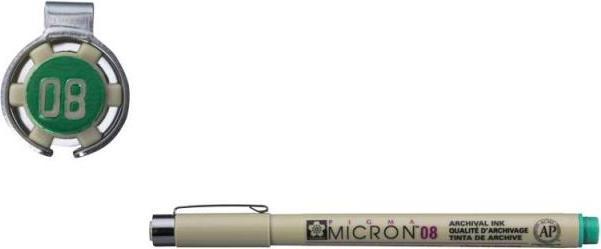 Produktbild Talens SAKURA Fineliner Pigma Micron 08 grün 0,5mm (Grün)