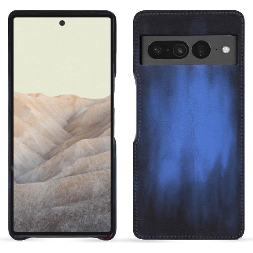 Noreve Lederschutzhülle (Google Pixel 7 Pro), Smartphone Hülle, Blau