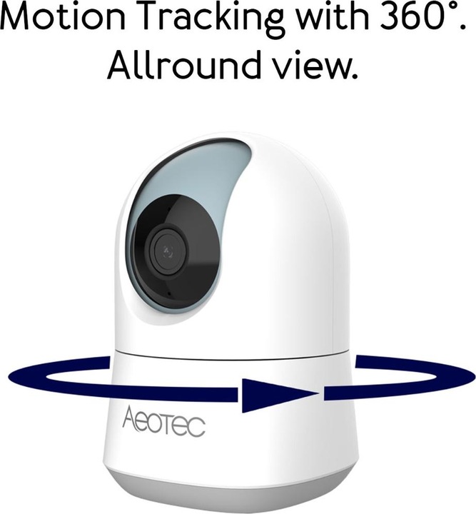 Productafbeelding Aeotec Netwerkcamera Samsung SmartThings Cam 360 (1920 x 1080 Pixels)
