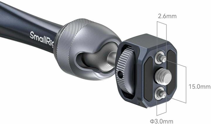 Image du produit SmallRig Rosace Magic Arm (11") avec vis de localisation ARRI 4900