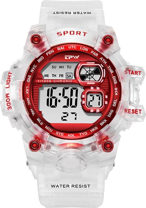 Image du produit VR Shinecon Montre pour enfant modèle Chromax, rouge