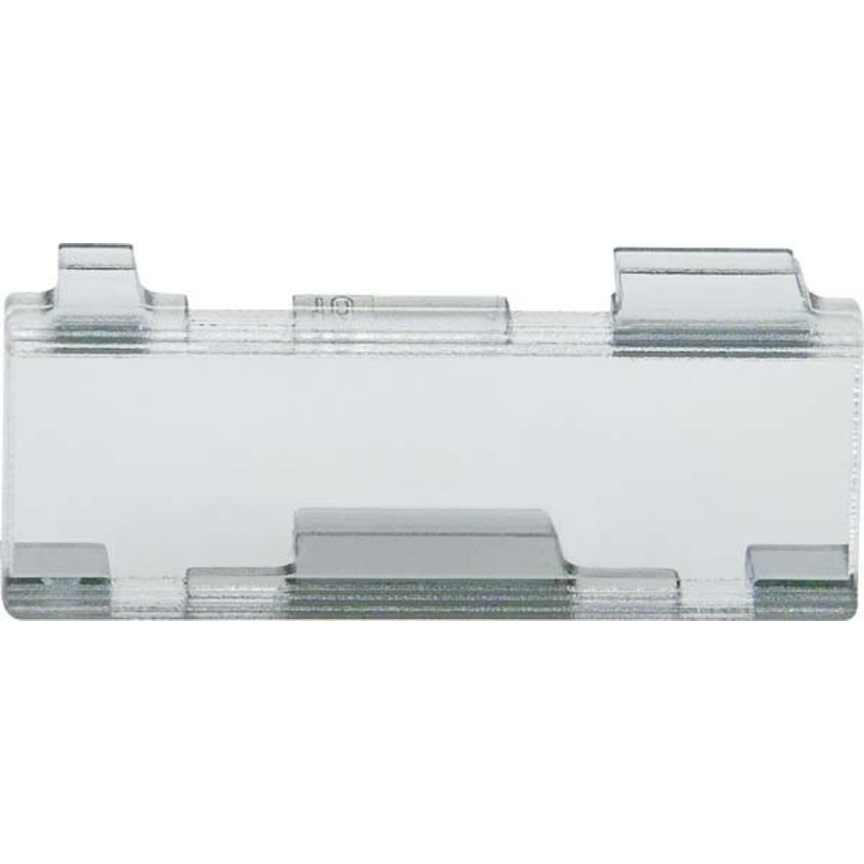 Merten Schriftfeld-Einsatz MEG3952-8000 (VE10), Taster + Schalter, Transparent