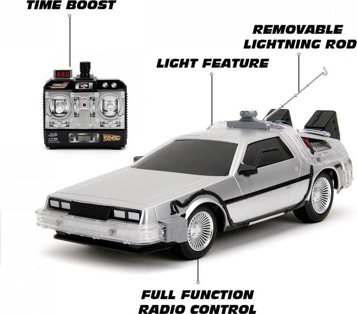 Actual product image Jada Back to the Future RC Time Machine 1:16