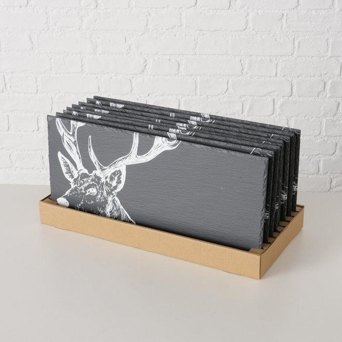Actual product image Boltze Home Moritz serving board slate black 48cm assorted (1 piece)
