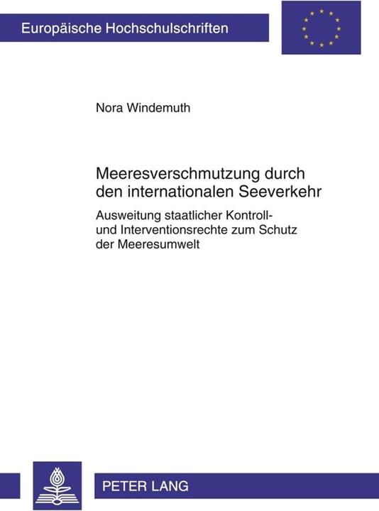 Produktbild Meeresverschmutzung durch den internationalen Seeverkehr (Deutsch, Nora Windemuth, 2011)