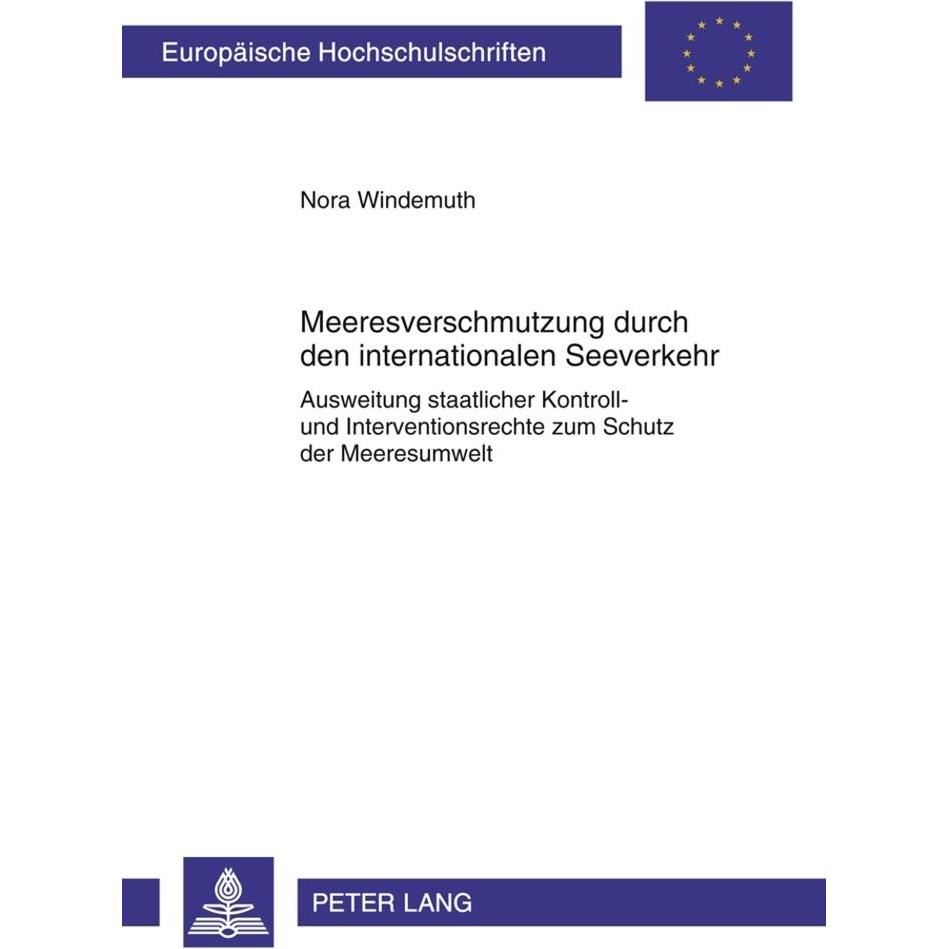 Meeresverschmutzung durch den internationalen Seeverkehr, Fachbücher von Nora Windemuth
