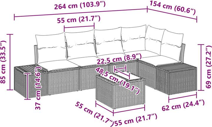 Produktbild vidaXL gartenmöbel