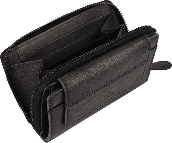 Image du produit Greenburry Destressed Geldbörse RFID Schutz Leder 13.5 cm