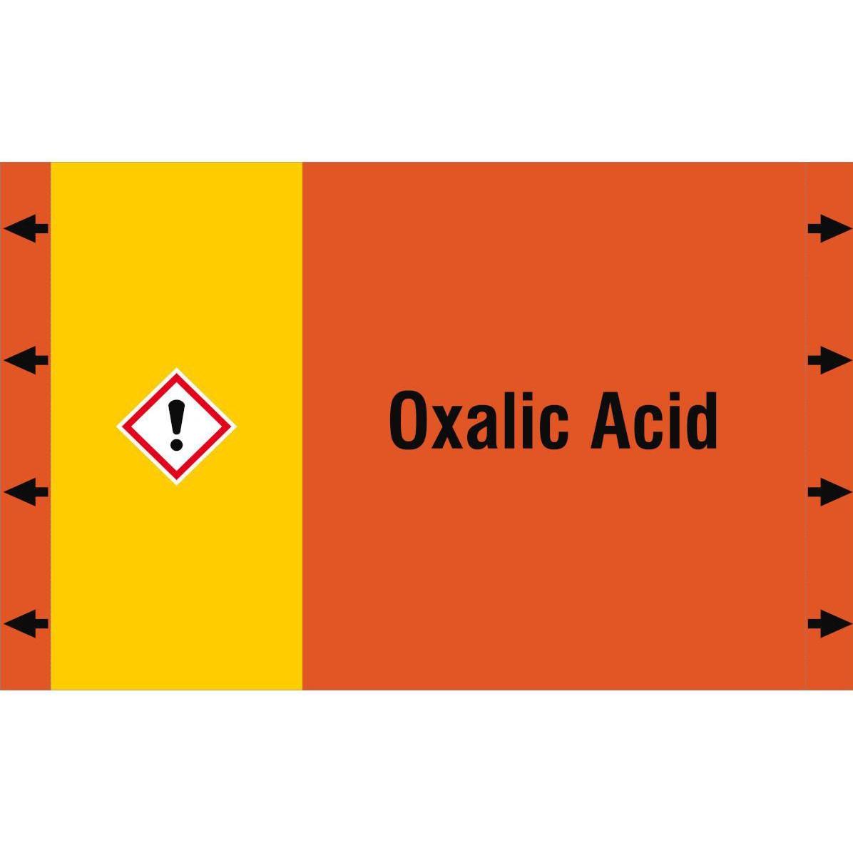 Brady, Etiketten, ISO 20560 Pipe Markers - Acids