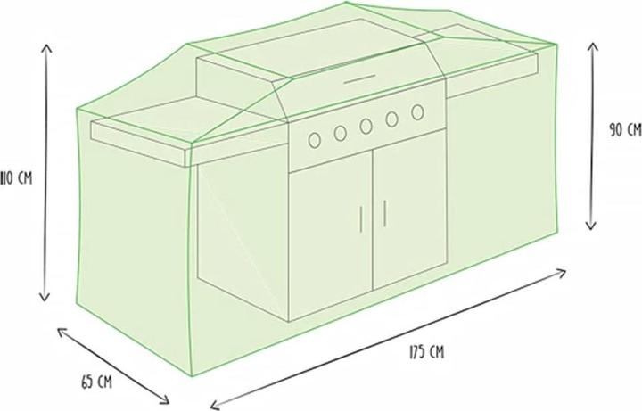 Actual product image Perel Barbecue protective cover - 175 cm
