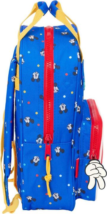 Actual product image Mickey Mouse Club House Mickey Mouse Clubhouse Schulrucksack Good Day Blau 20 X 28 X 8 Cm