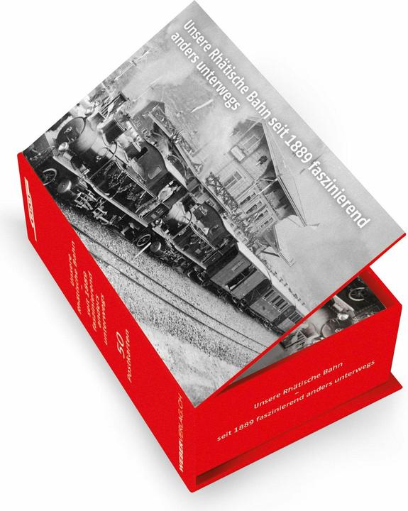 Rhätische Bahn RhB postcard box