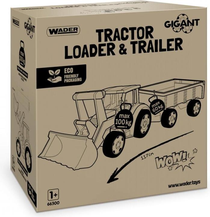 Produktbild Wader Traktor mit Anhänger