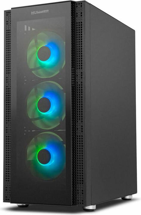 Immagine prodotto Nox Lobster Horus - Midi Tower - PC - Nero - ATX - EATX - micro ATX - Micro-ITX - (ATX, mATX, Micro-ITX)