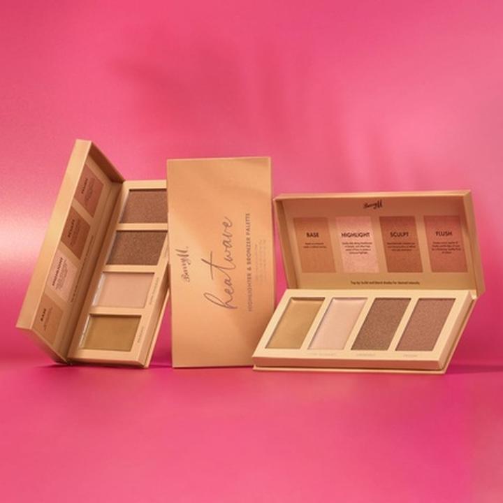 Actual product image Barry M Heatwave Highlighter & Bronzer Palette (Bronzer, 14 g)