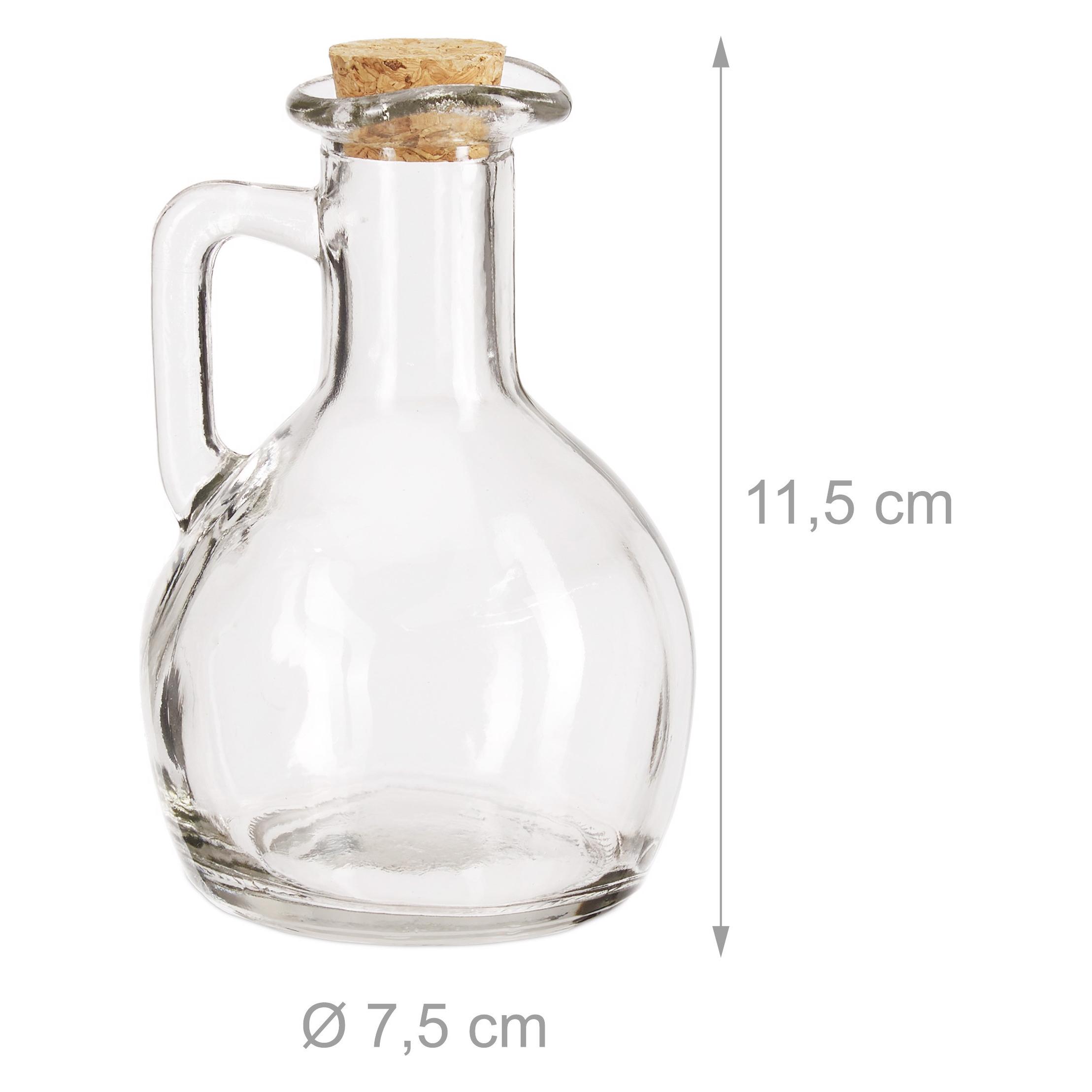 Relaxdays, Ölspender + Essigspender, Ölkanne (180 ml)