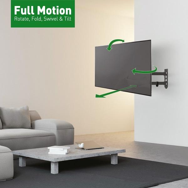 Produktbild Barkan TV-Wandhalterung 13-58", Metall, schwarz (Wand, 65")
