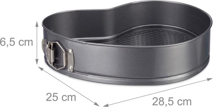 Actual product image Relaxdays XL Baking Pan Heart, Romantic Cakes