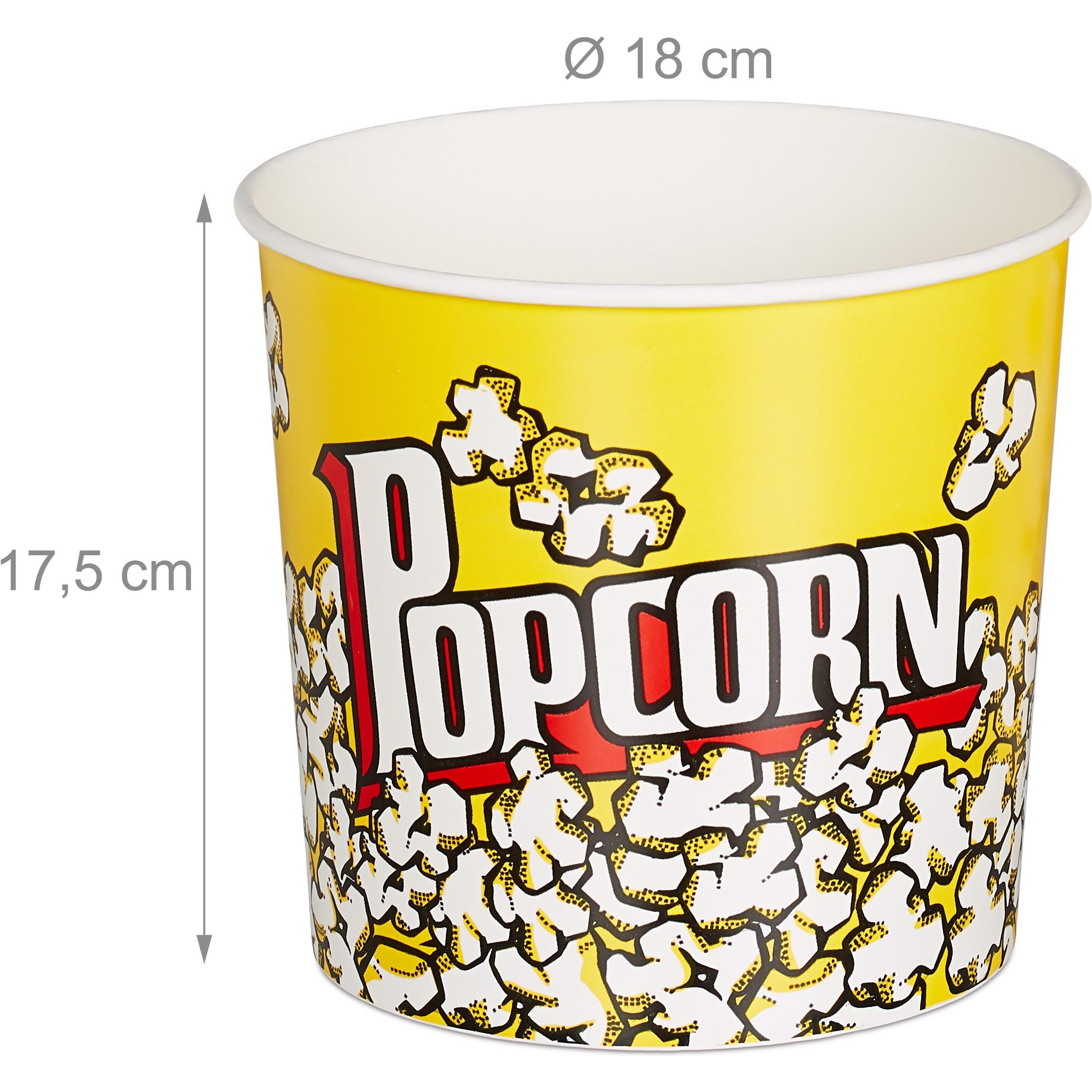Thumbnail - Relaxdays, Einweggeschirr, Popcorneimer (6 x)