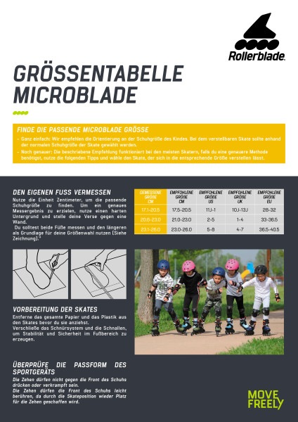 Produktbild Rollerblade Microblade G (36.5, 37, 37.5, 38, 38.5, 39, 39.5, 40, 40.5)