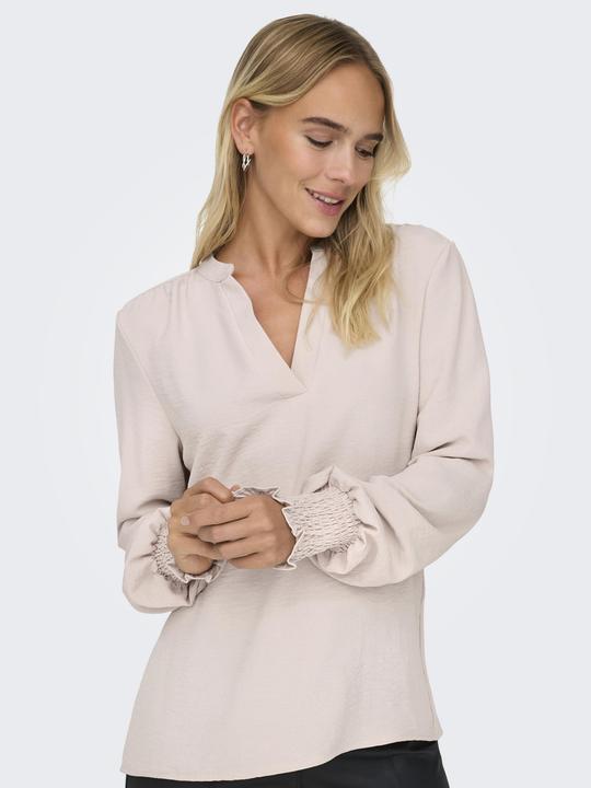 Image du produit Only Coupe normale Col rond Manches smockées Manches volumineuses Top Top (L)