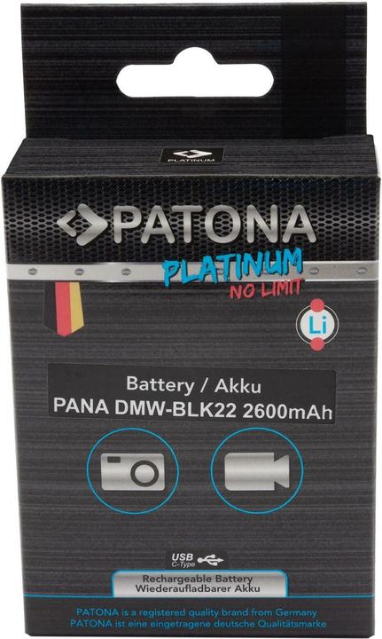 Produktbild Patona DMW-BLK22 (Kamera Akku)