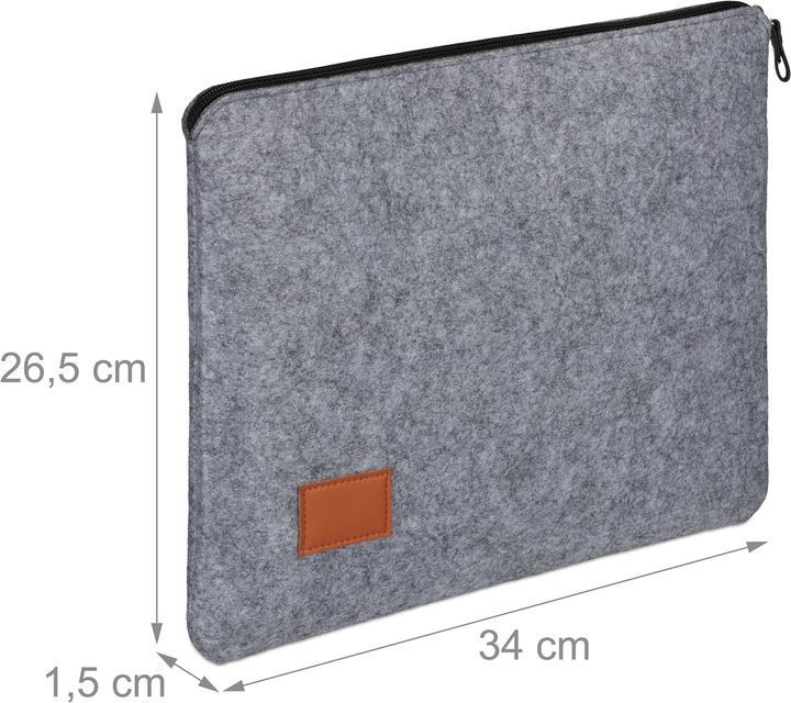 Image du produit Relaxdays Housse ordinateur portable, 13 pouces