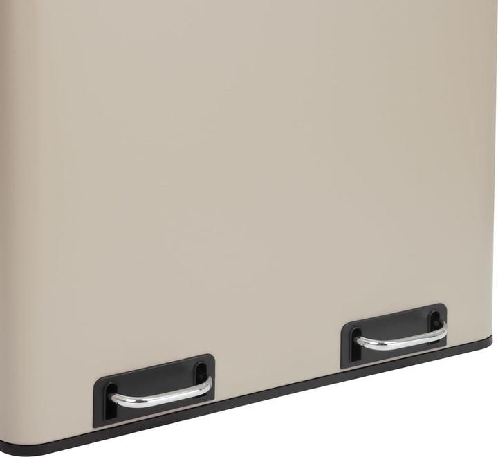 Actual product image Svita TM2X24 Treteimer mit Mülltrennsystem und Softclose (2 Fächer á 24 L) (48 l)