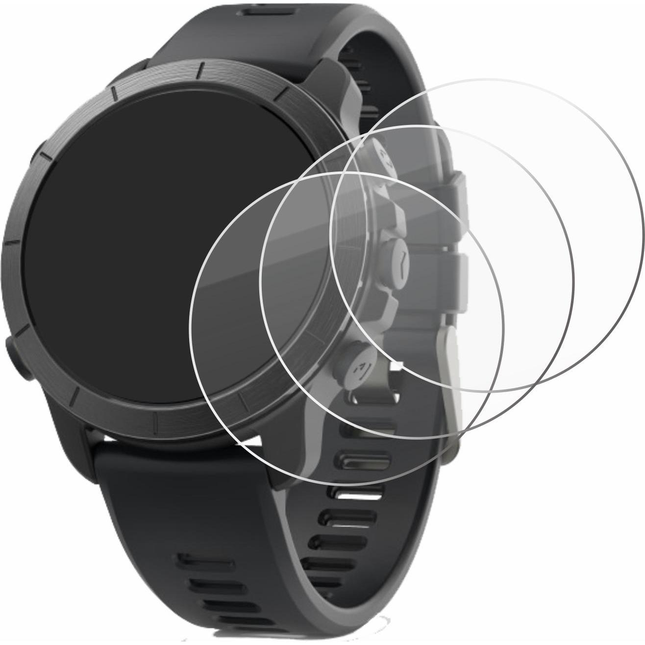 Thumbnail - Savvies Panzerglas Hartglas Displayschutz, Smartwatch Schutzfolie, Transparent