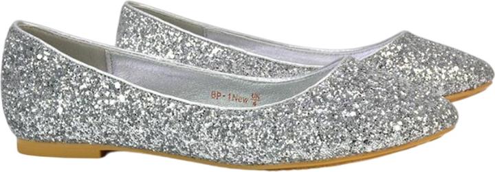 Produktbild XY London Karissa Glitzer Ballerinas Flach (39.5)