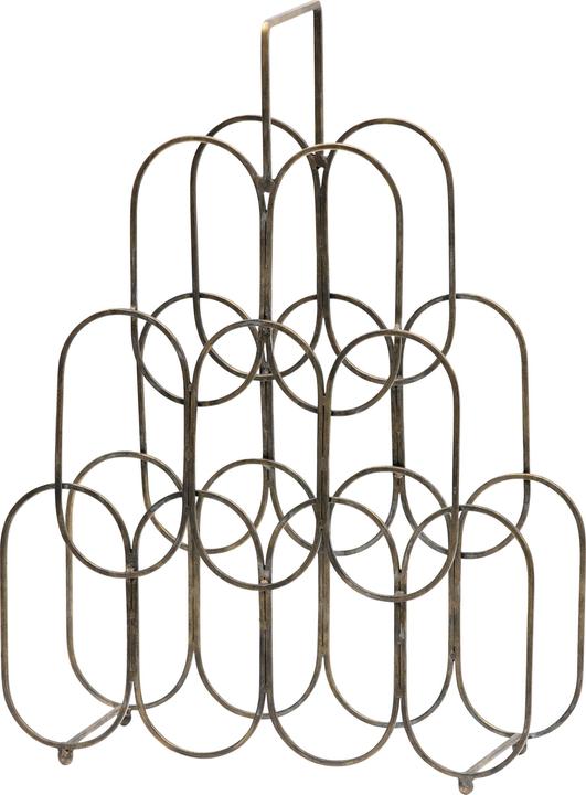 Actual product image BePureHome Wine rack Feast Metal Antique Brass