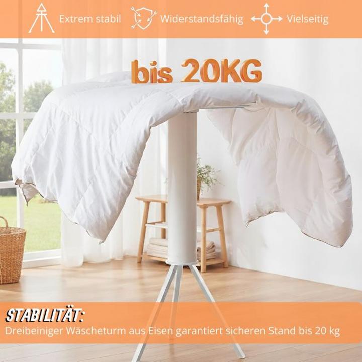 Produktbild Relaxdays Ausziehbarer Wäscheständer Oktopus