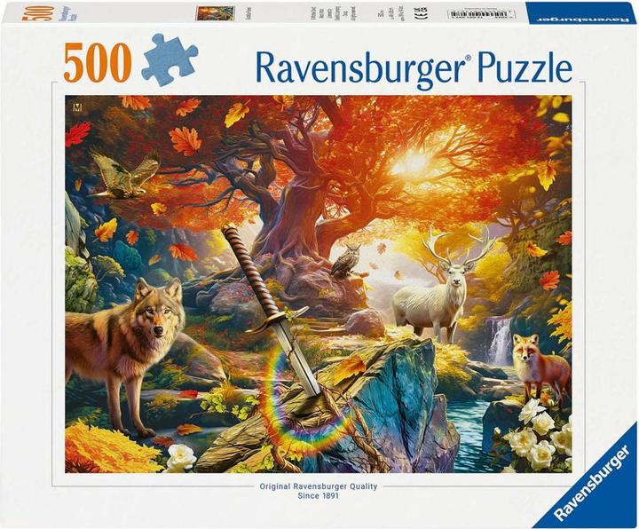 Produktbild Ravensburger Puzzle „Der Wald von Excalibur“, 500 Teile. (500 Teile)