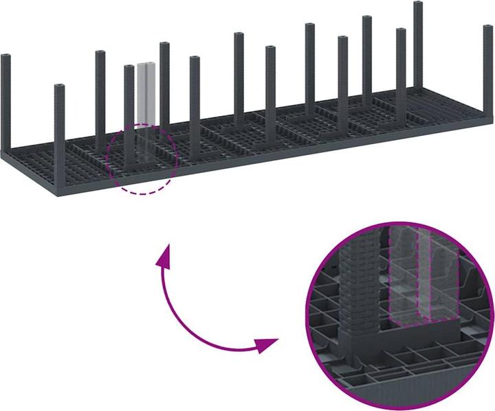 Produktbild vidaXL Gartendining-Set